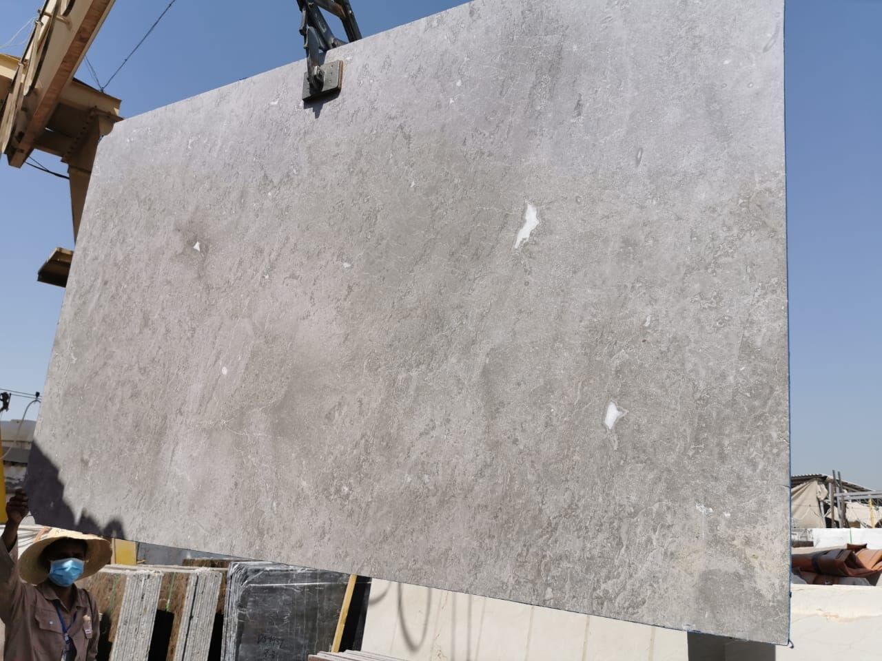 Pale grey marble with white spots/natural marble/magic grey 2cm slab