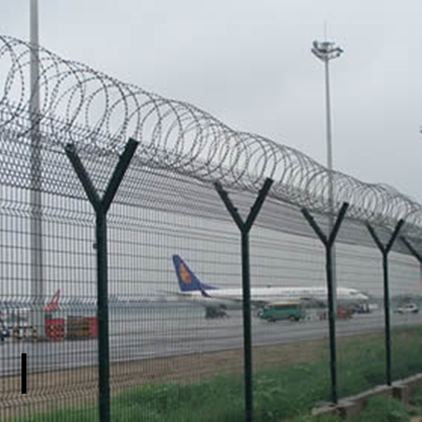 Security Fence 50X100mm，5mm，2X3m，Powder Coated