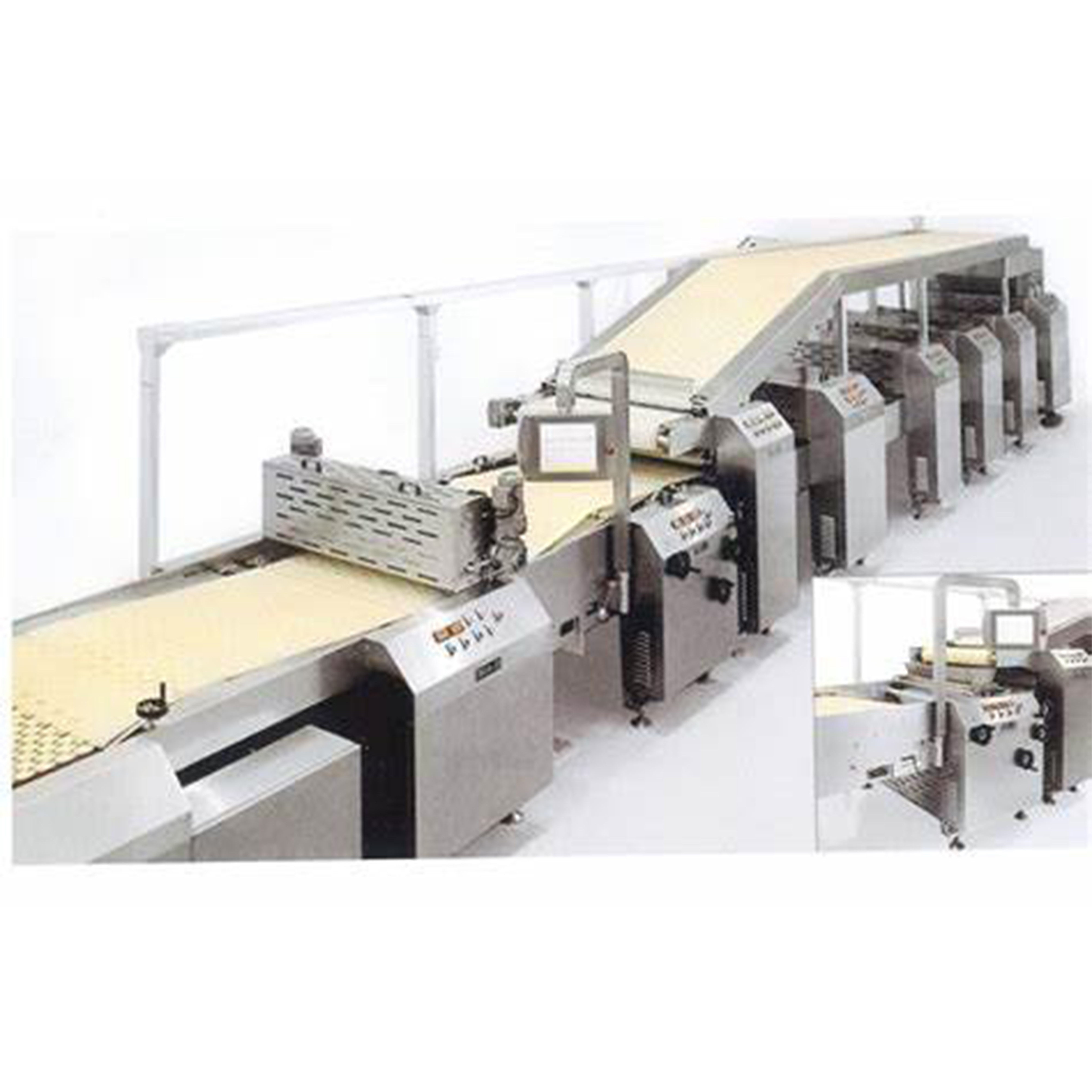 Full Automatic Sandwich Biscuit Machine for sandwich biscuit making 