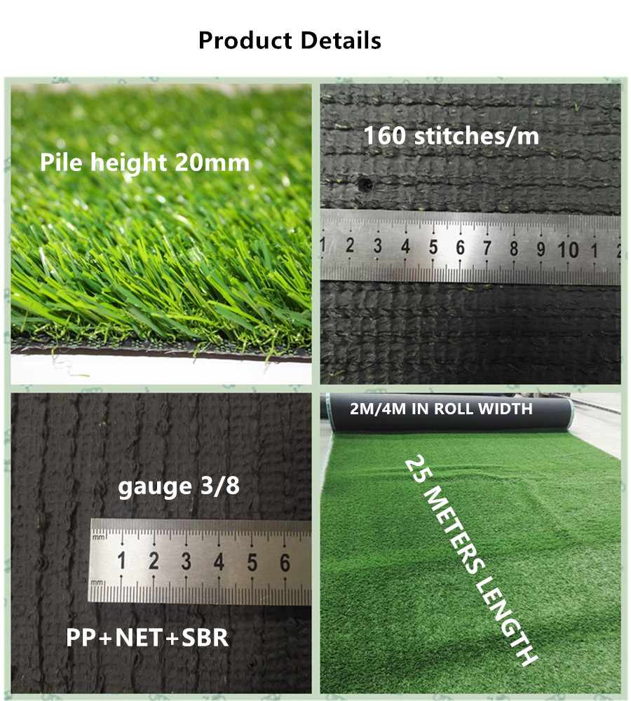 Cheap prices artificial grass for landscaping 20 mm 8000 dtex 14700 ...