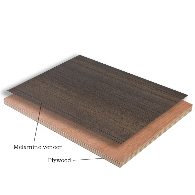 Synchronized melamine plywood