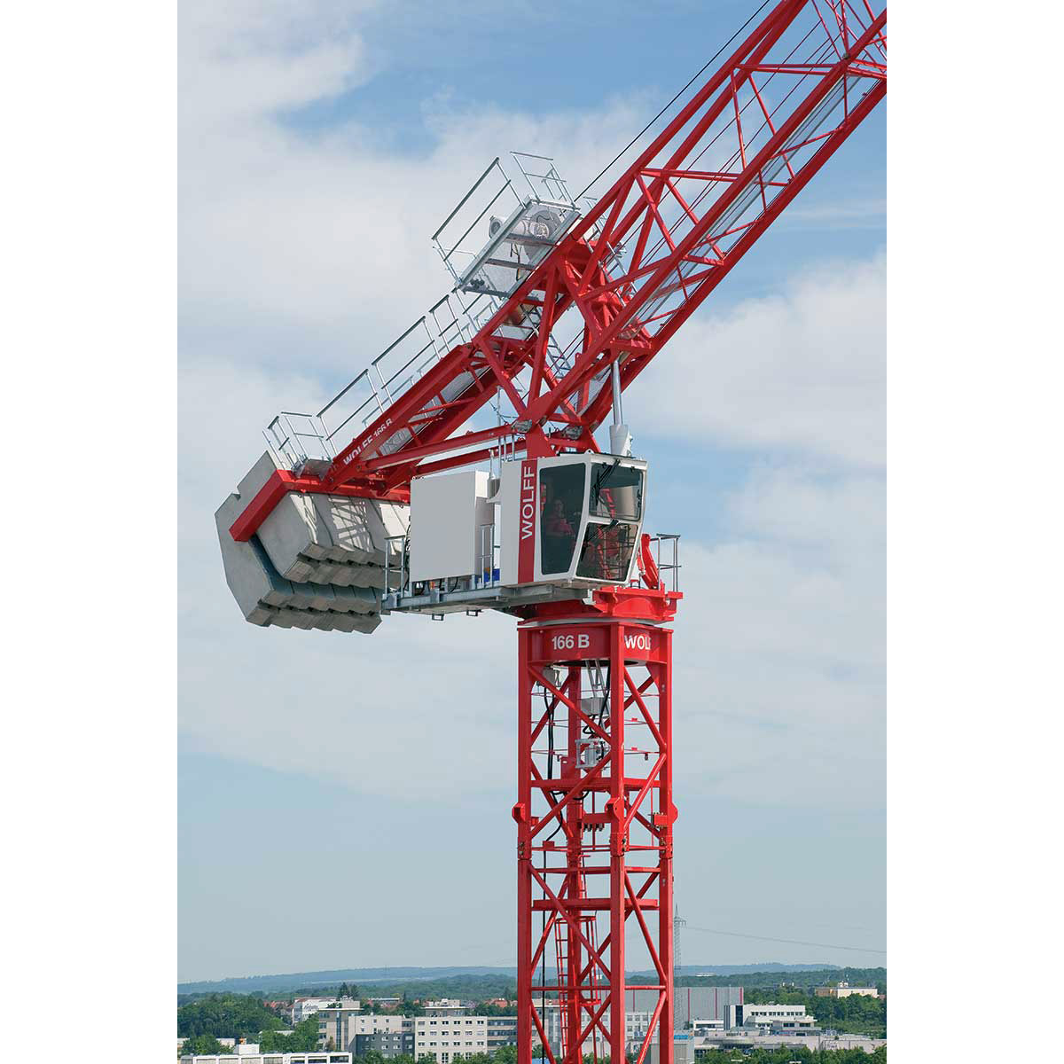 WOLFF Tower Crane 500 Luffing Crane - Sinopro.ae, No 1 Building ...