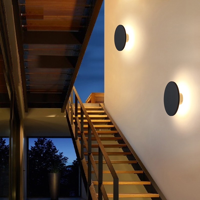 Aluminum Alloy Wall Mounted Corridor Lamp, LED Wall Light, Wall Mounted Lamp,  for Indoor Outdoor Ground/Garden : : Home & Kitchen