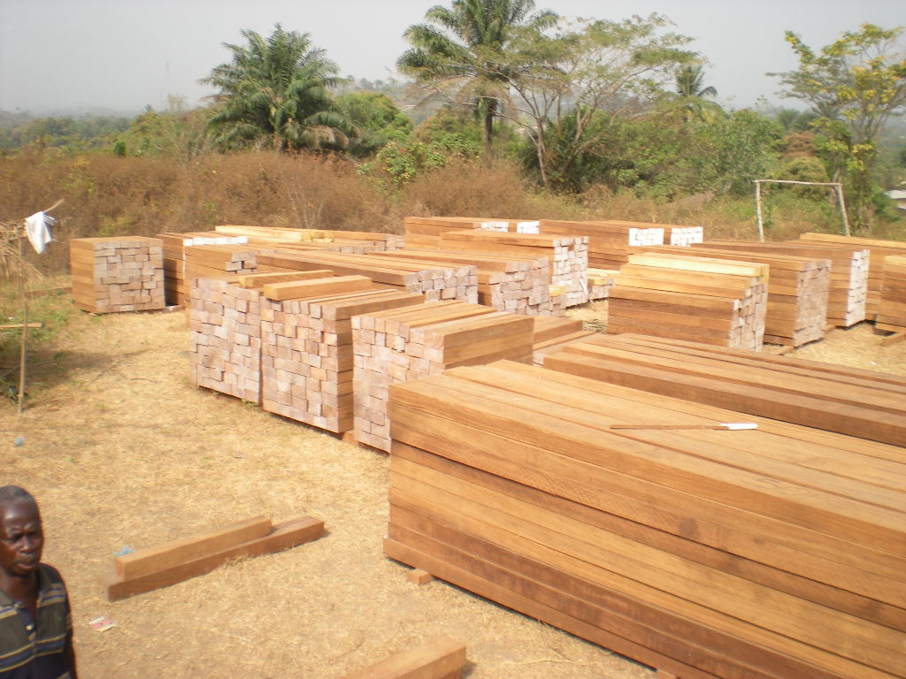 Iroko African hardwood
