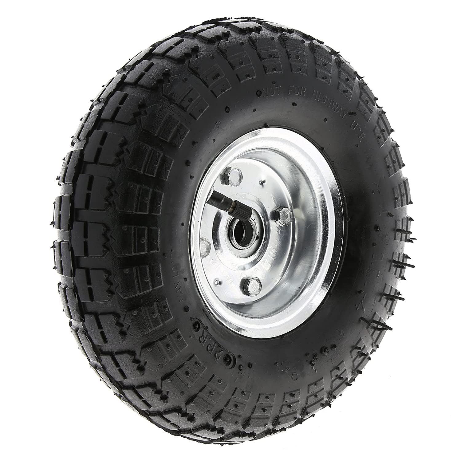 4 x 10" Pneumatic Sack Truck Trolley Wheel Barrow Tyre Tyres 