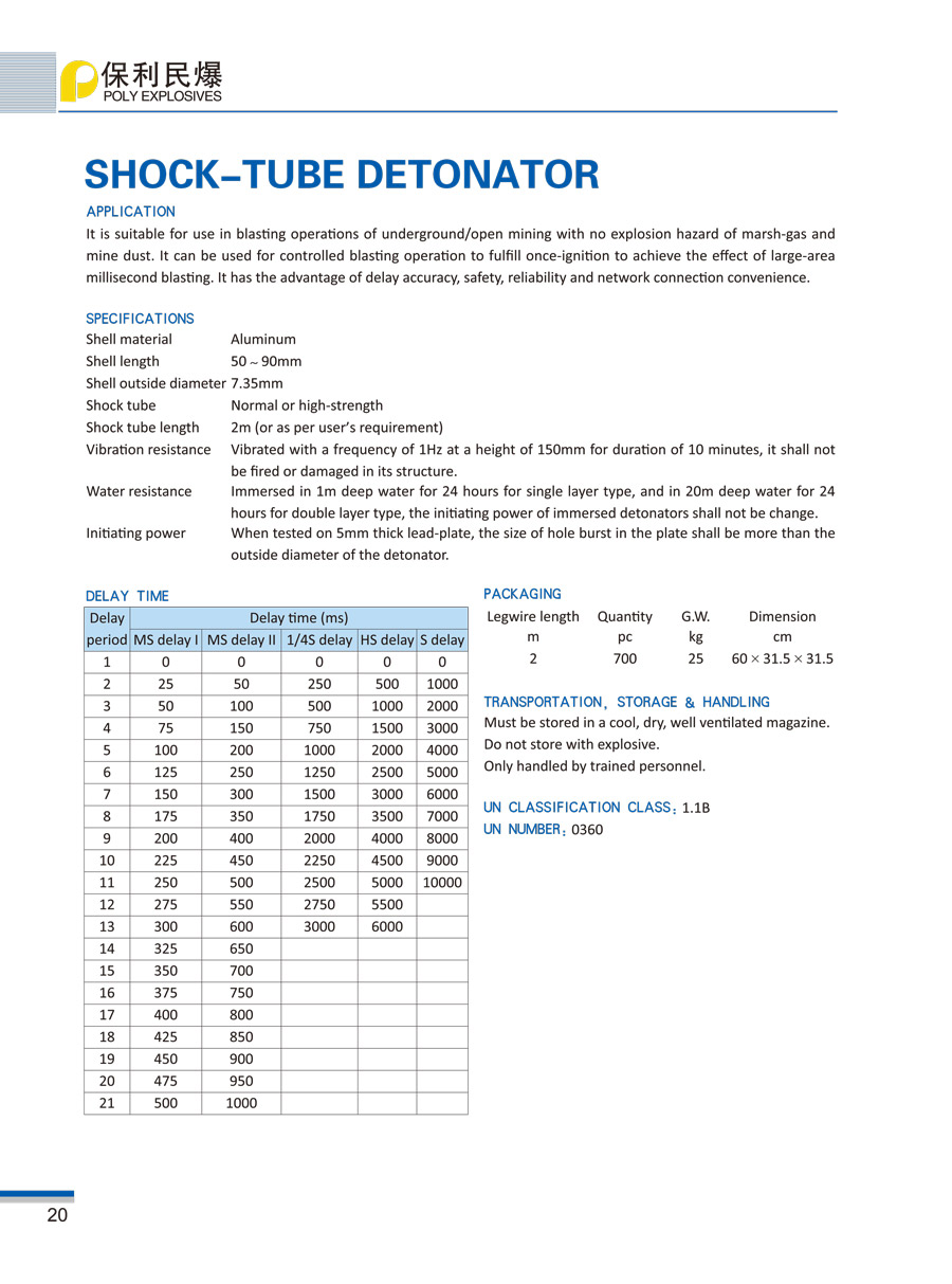 Shock-Tube Detonator