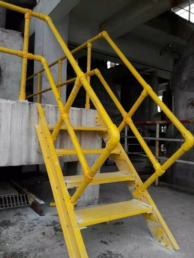 Anti-corrosion FRP GRP step ladders for fiberglass platform