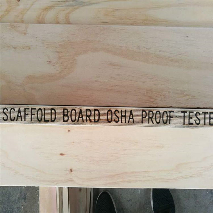 OSHA standard scaffolding plank construction board LVL timber for middle east market high quality