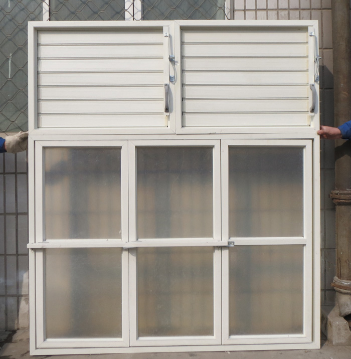 Anti-corrosion insulated FRP fiberglass industrial window for Aluminum smelter plant