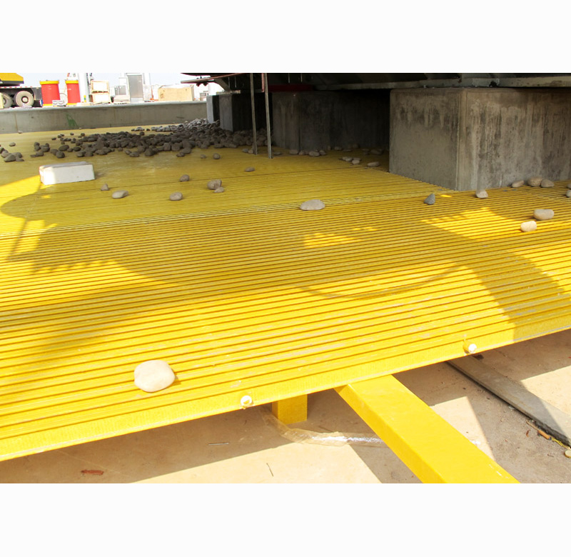 High strength FRP fiberglass pultruded FRP grating walkway