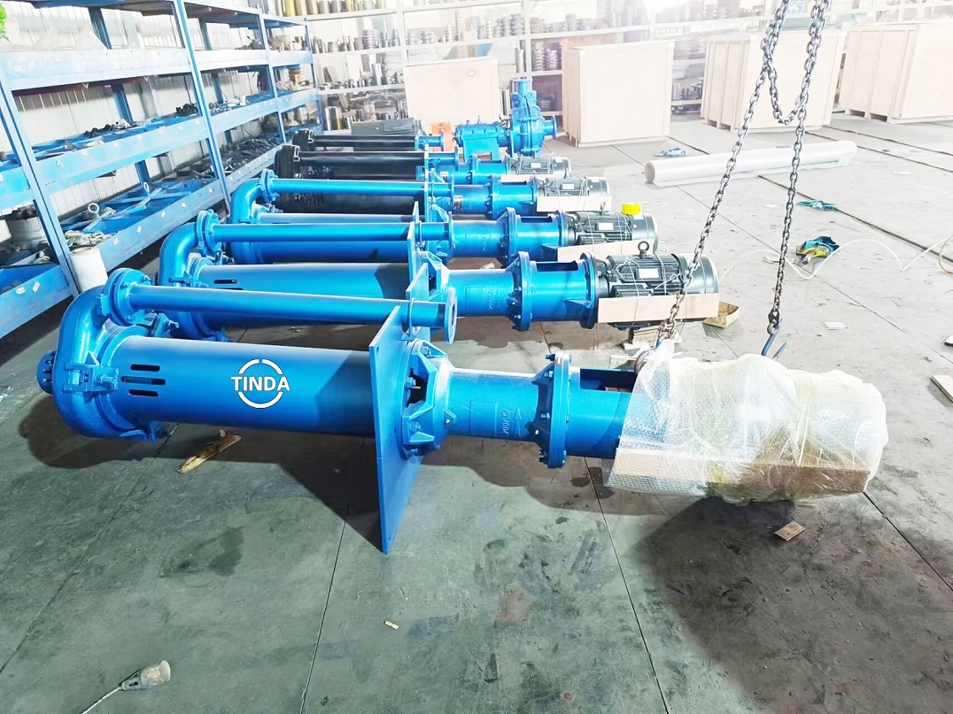 Vertical Centrifugal Sludge Mixing Dredge Sand Tailing Industrial Trash Discharge Mud Gravel Mines Slurry Pump