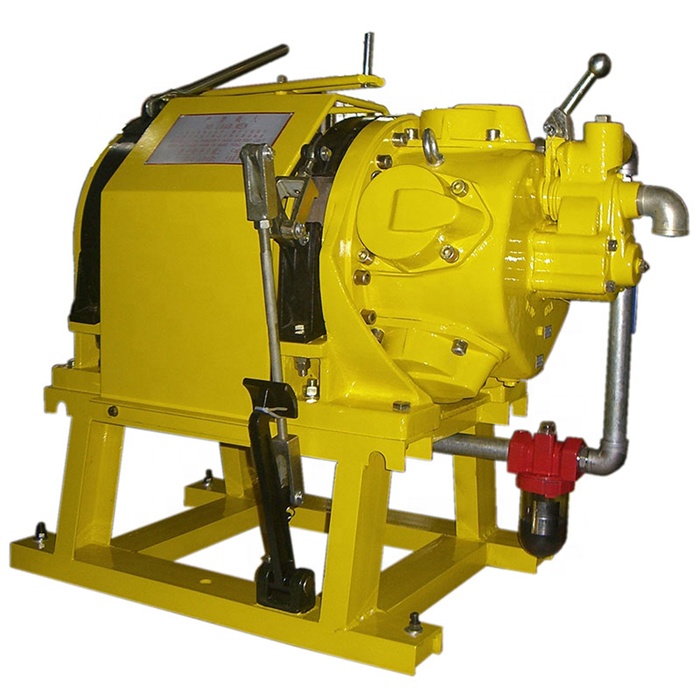 API Oilfield Using 5 Tons 10 Ton 20 Tons Qj Series of Air Winches Hydraulic Winch