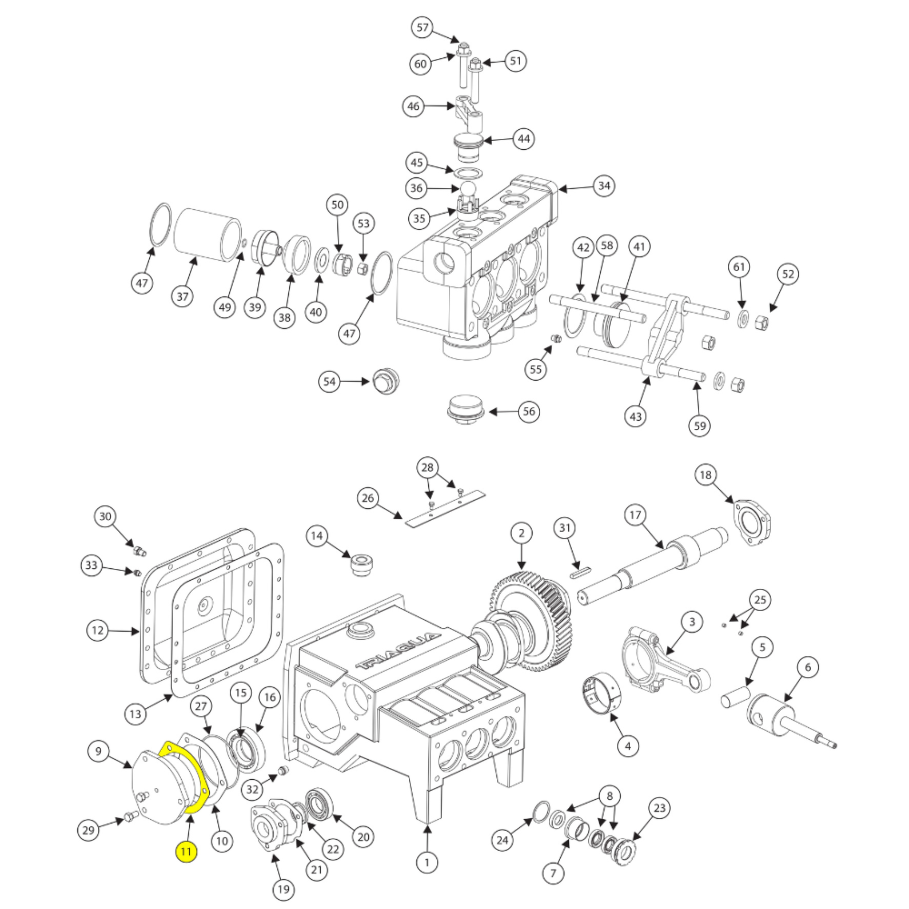 1252594 - SHIM FOR FMC BEAN L09 SERIES