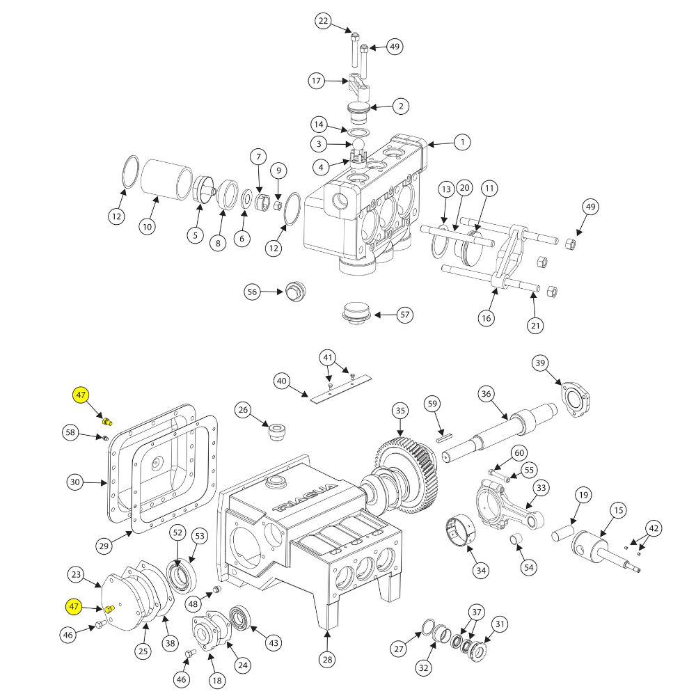 1100054 - CAP SCREW FOR FMC BEAN W11 SERIES