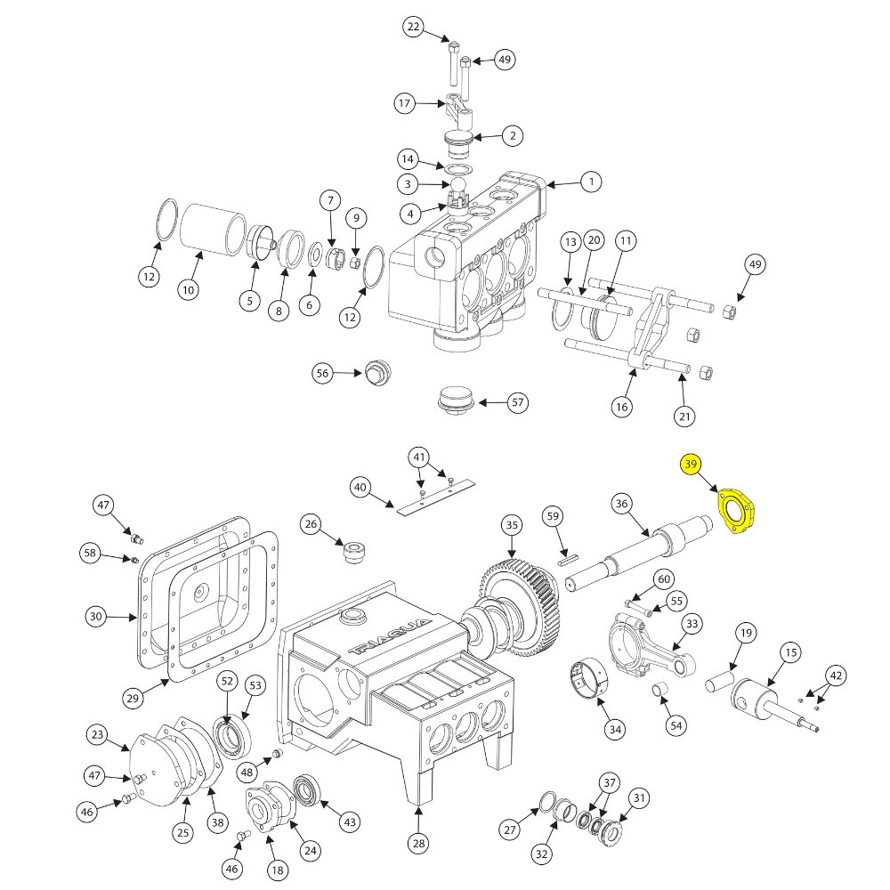 3715 7383 00 - COVER FOR ATLAS COPCO TRIDO 80 SERIES