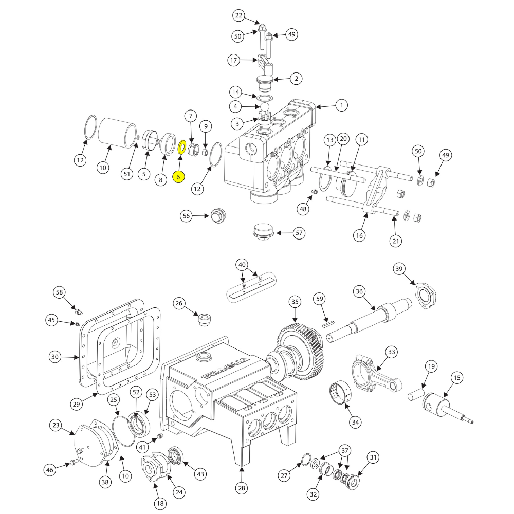 1207289 - PACKING WASHER FOR FMC BEAN L09 SERIES