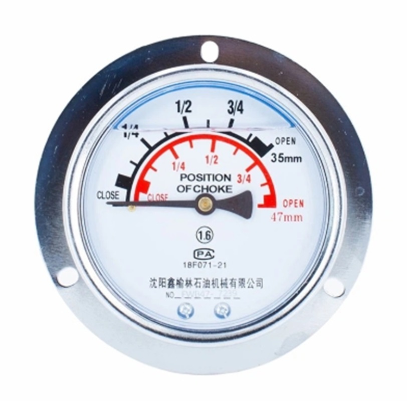 Choke Manifold Control Panel Pressure Gauge