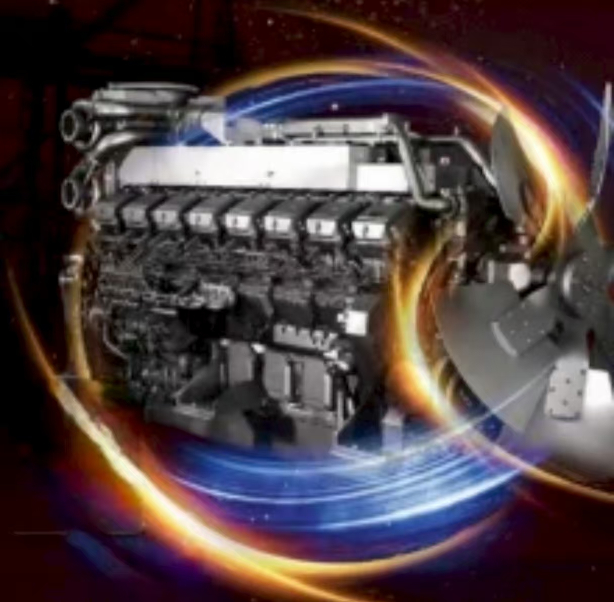 Shanghai Mitsubishi engines SME S16R-PTA-C Diesel Engine 1370KW