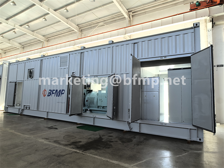 2MW-32MW HFO containerized power plant for industrial and mining standby power generation