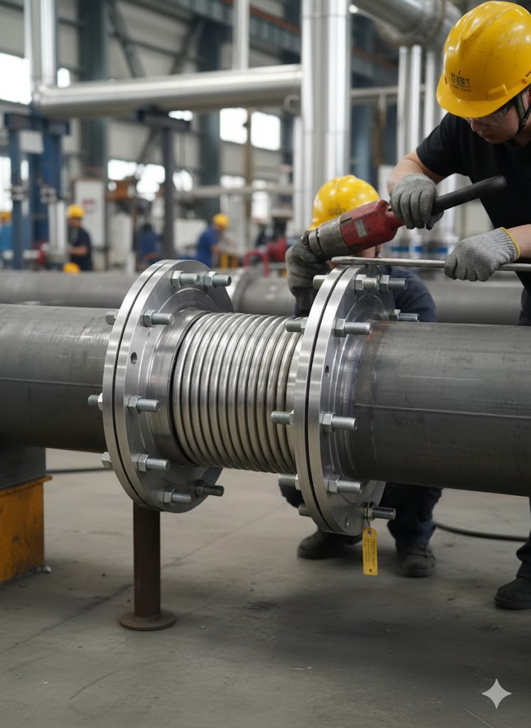 AISI304不锈钢管道补偿器 伸缩节 波纹管 不锈钢软管