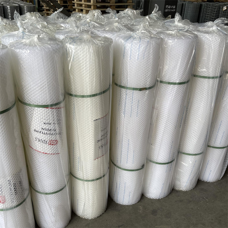 White Color HDPE plastic net/plastic mesh/plastic net for turf reinforcement 1.2 X 15 M