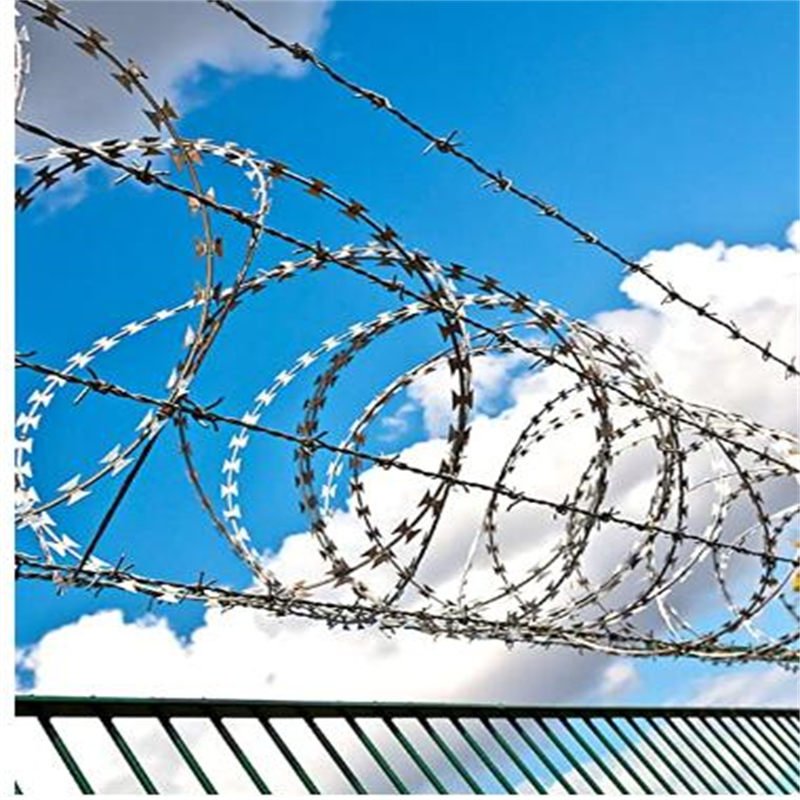BTO-22 304 Stainless Steel Razor Barbed Wire 500MM