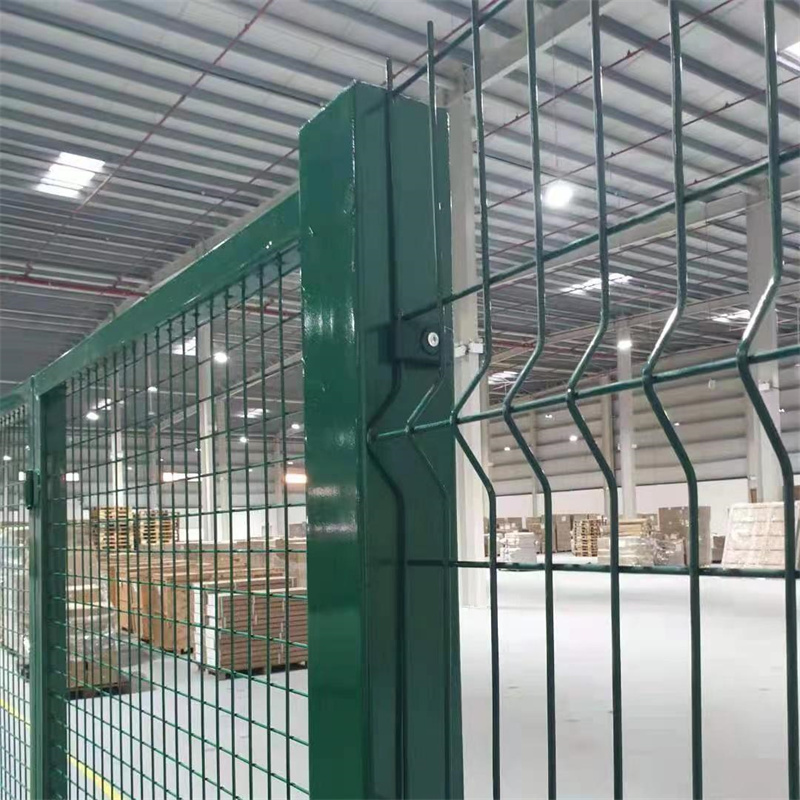 Powder Coated Welded Wire Mesh Normal mesh Fence for Airport Boundary Railway Power Station