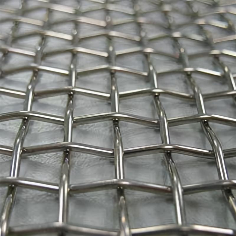 High Tensile Strength GI Woven Crimped Wire Mesh 6X6MM,1X20M 