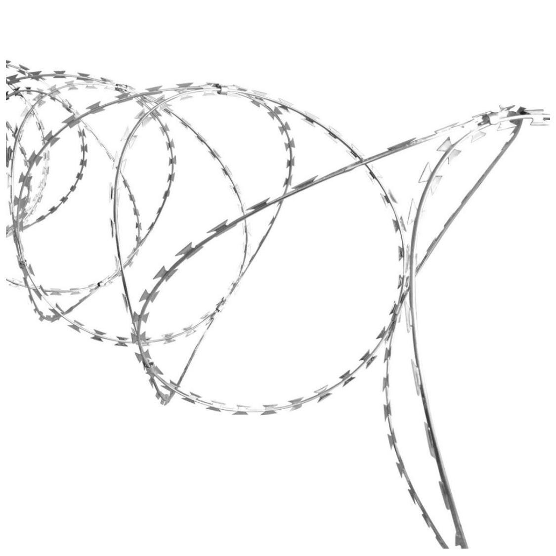 BTO-22 Hot Dip Galvanized Concertina Wire 980MM X 10KG