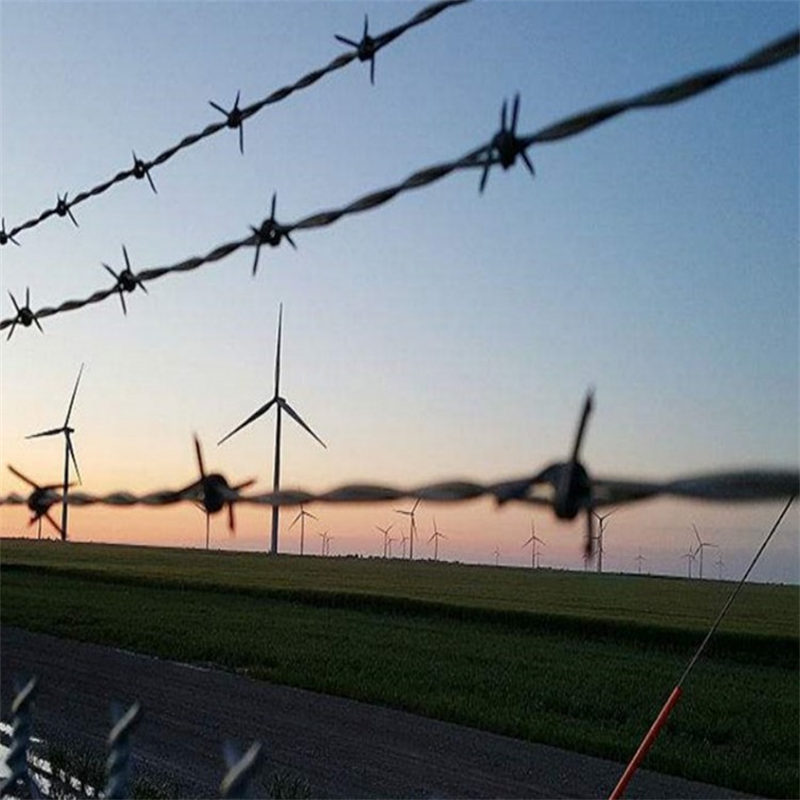 Barbed wire is a kind of modern security fencing materials fabricated with high-tensile wire.  It is widely used by many countries in military field, prisons, detention houses, government buildings and other national security facilities. 