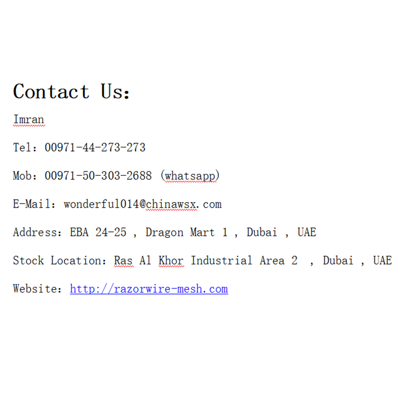 BTO-22 304 Stainless Steel Concertina Razor Wire/Razor Fencing 500MM X 10KG