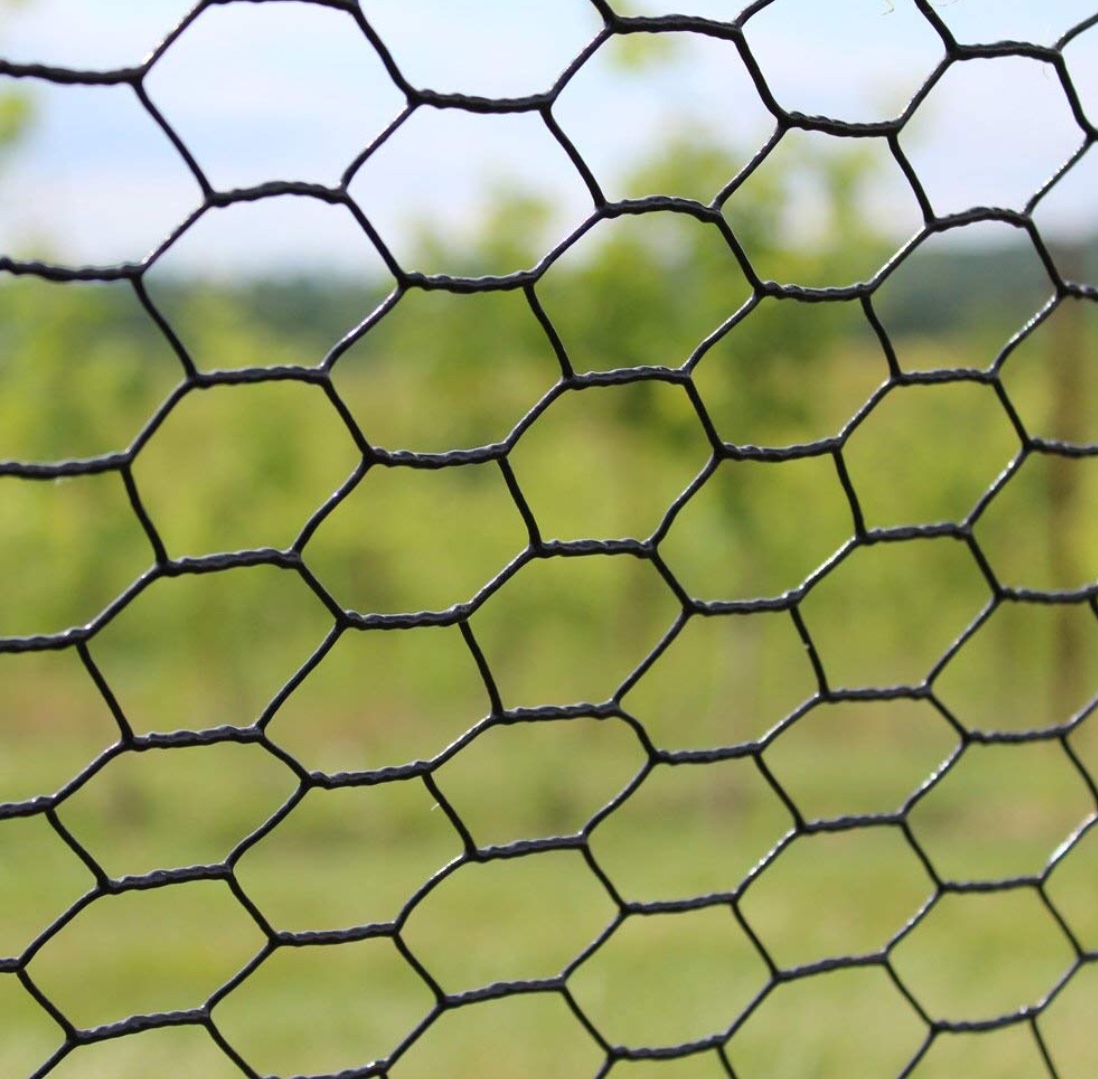 PVC Hexagonal Mesh  3/4inch * 3/4inch * 1.2m * 30m * 0.8mm