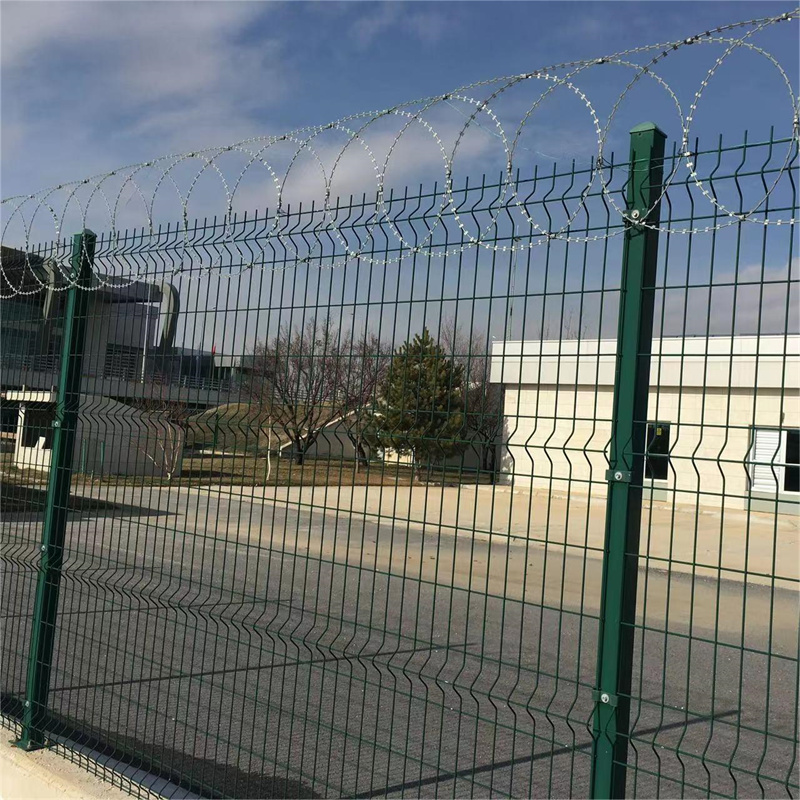 Best Selling Easy Installation Garden Security Perimeter 3d Curved Iron Wire Mesh Fence  2X3M