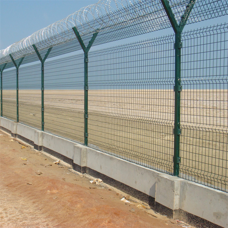 Best Selling Easy Installation Garden Security Perimeter 3d Curved Iron Wire Mesh Fence  2X3M
