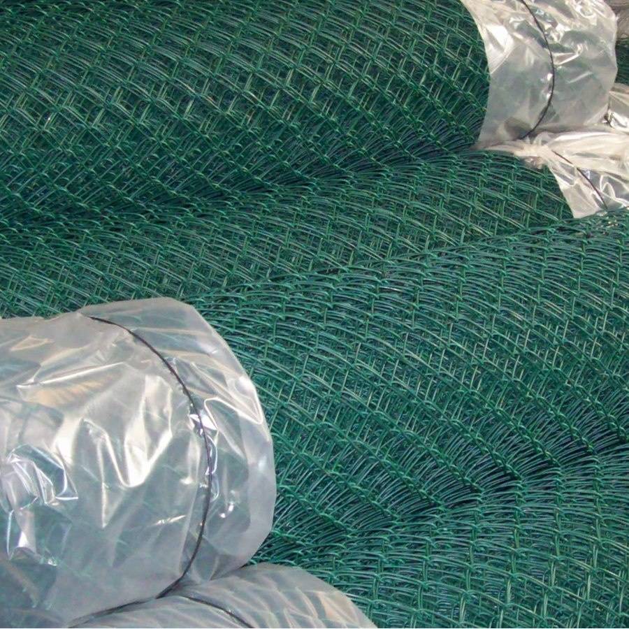 6' foot x 30' foot - Chain link fence hot dipped inside PVC coated Mesh-(53mm x 53mm) x 3 mm wire x 1.8Mtr width x 10 Mtr length