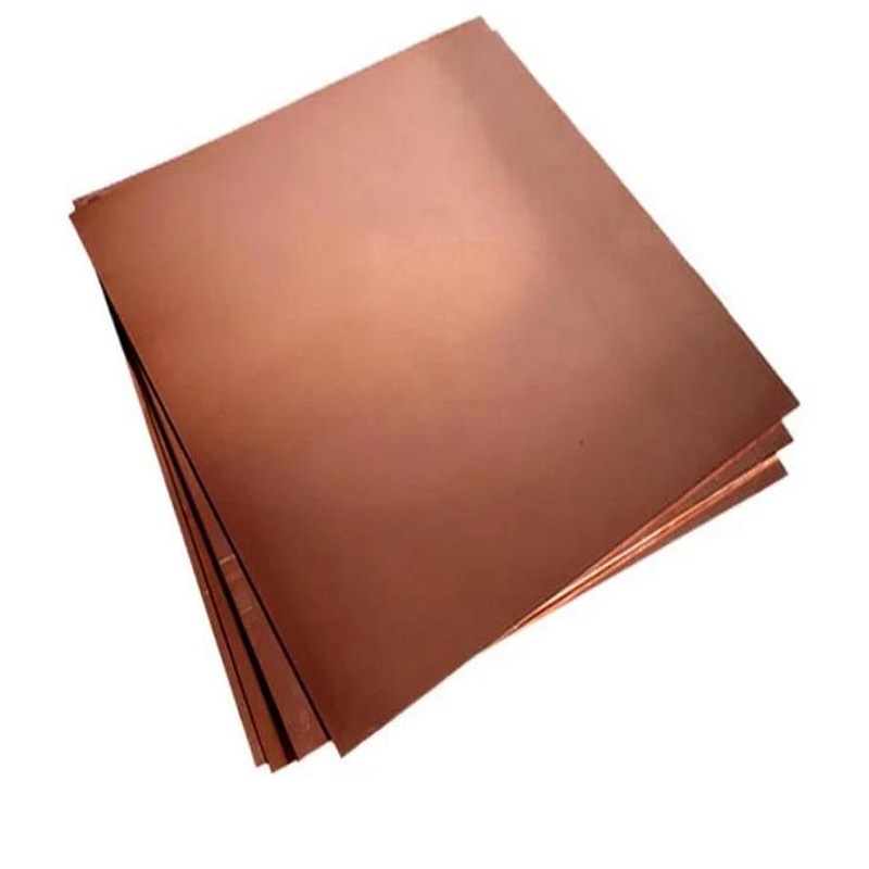 China quality brass sheet C11000 C10200 C17200 copper plate sheet supplier