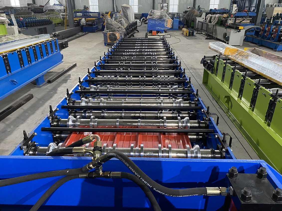 IBR Trapezoid Roofing Sheet Roll Forming machine